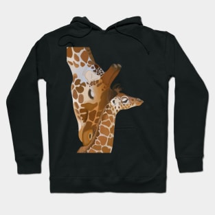 Giraffe african animal art unique design Hoodie